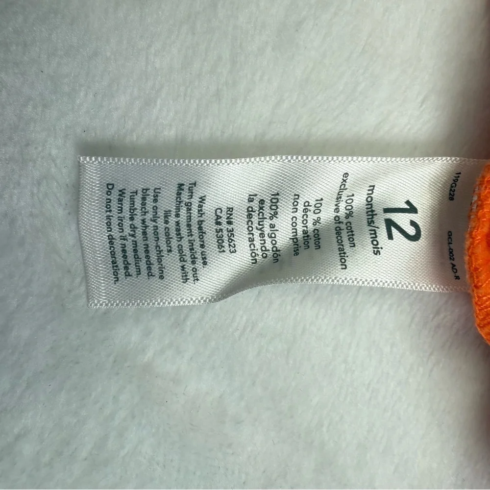 Carters adorable orange